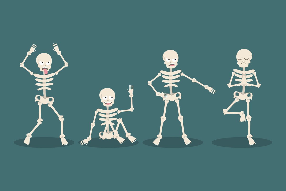 Skeleton Illustrations example image 1