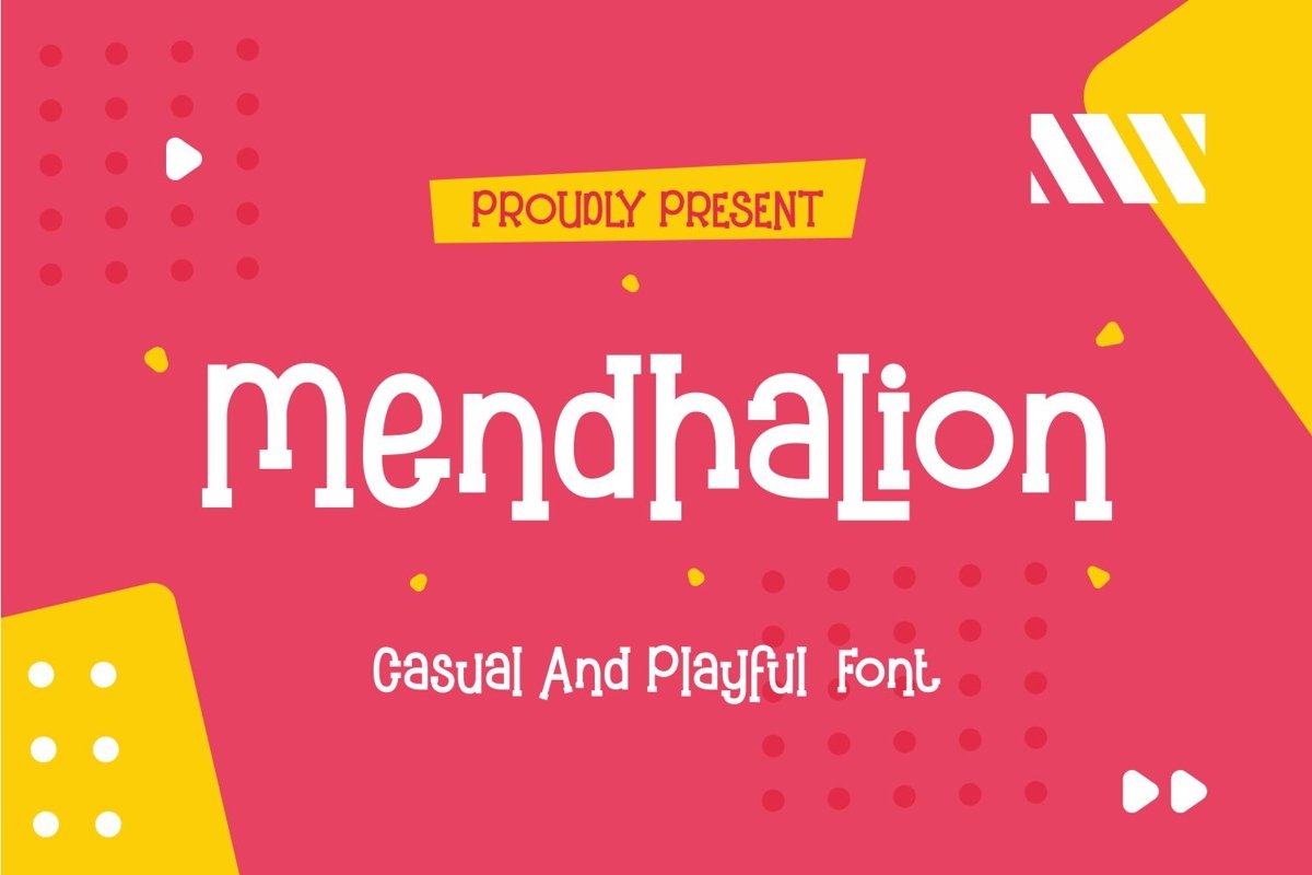 Mendhalion - Casual & Playful Font example image 1