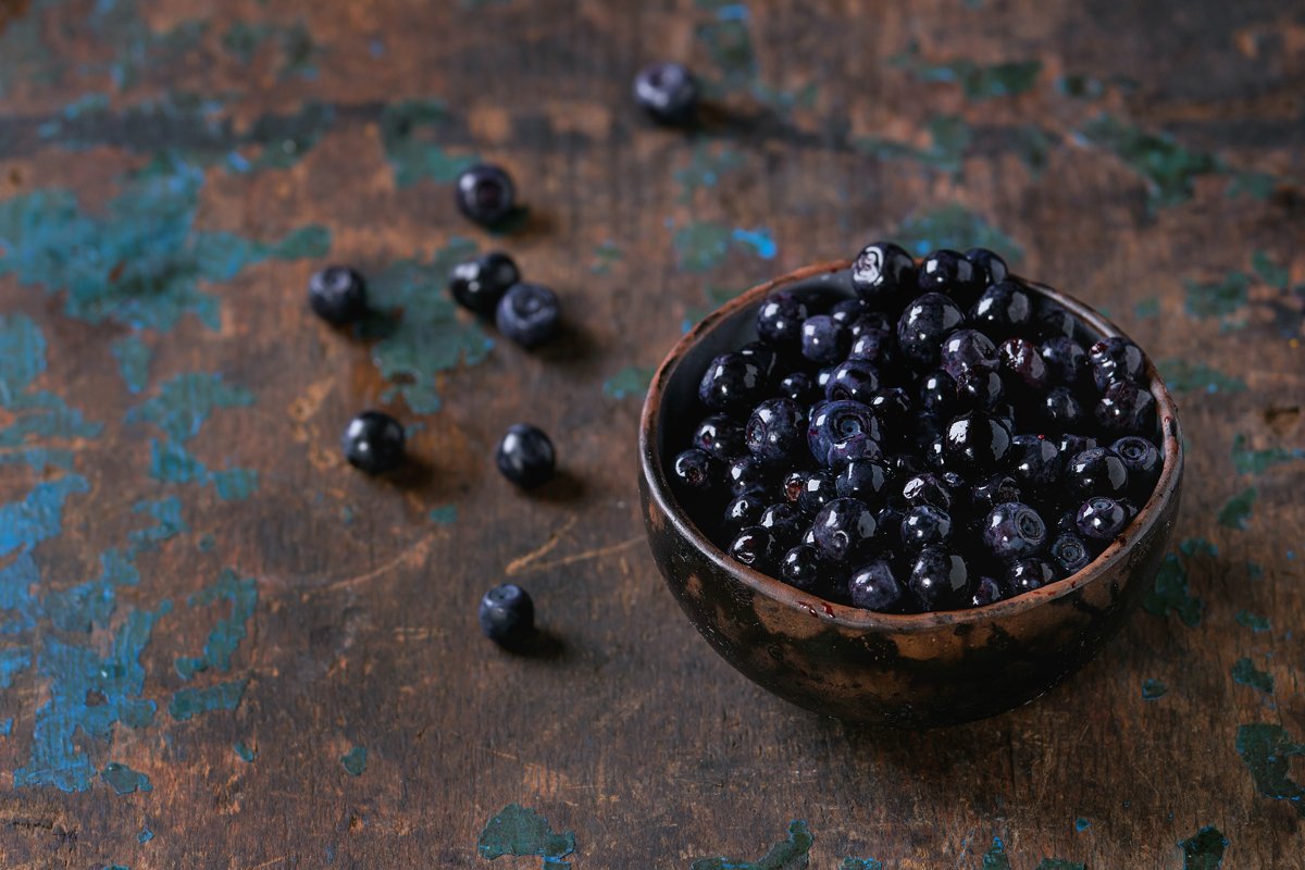 Heap of forest blueberries example image 1