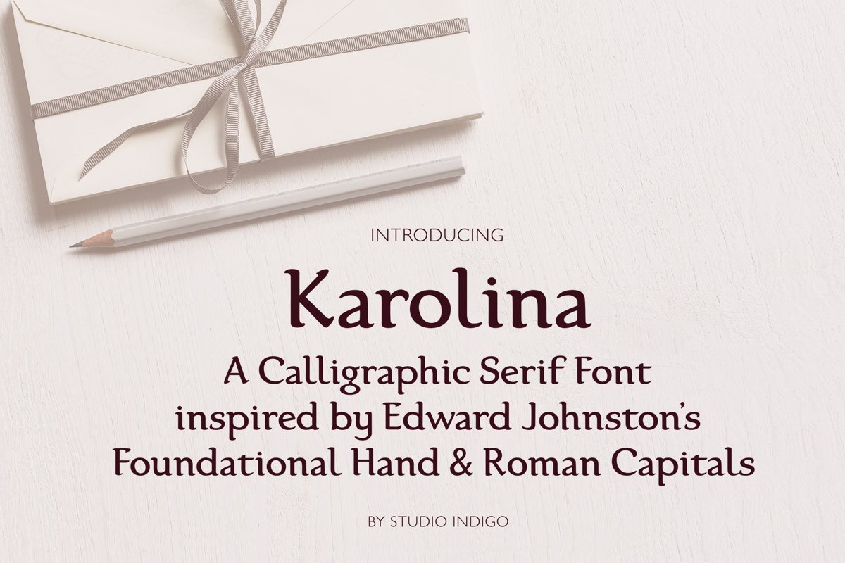 Karolina Serif Font example image 1