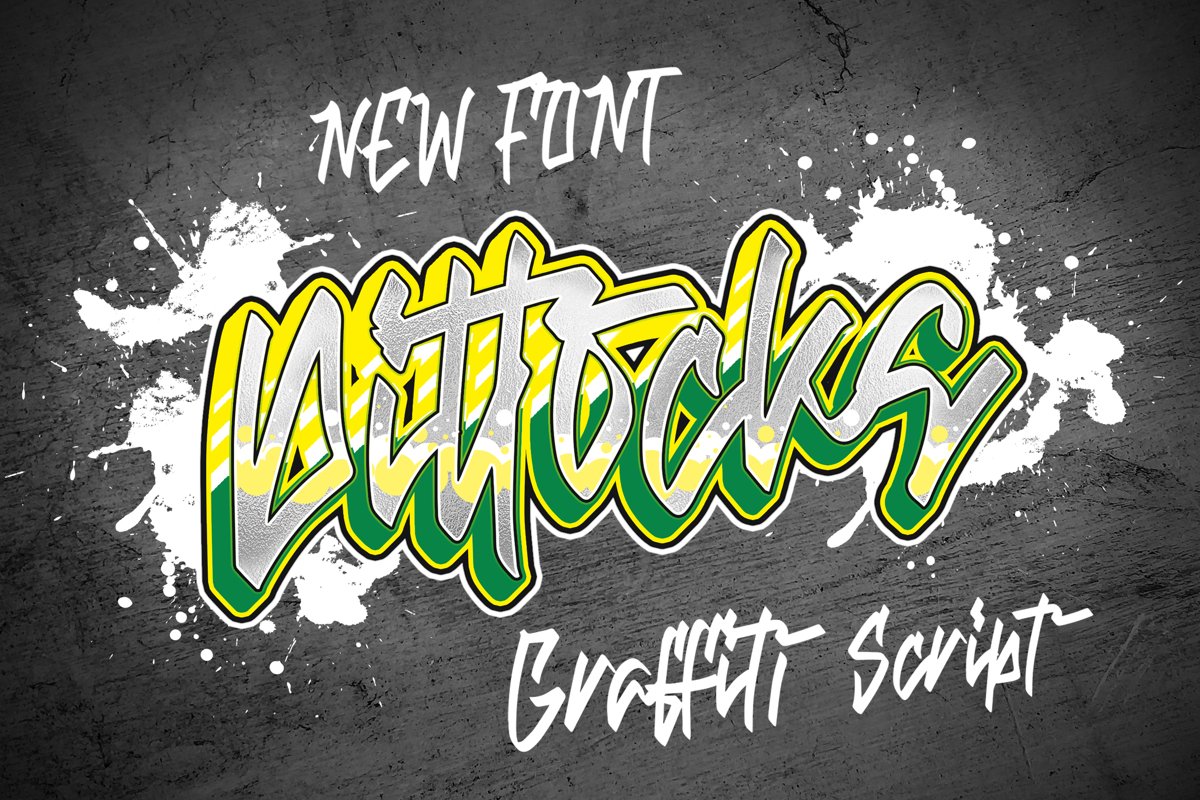 Dittocks - Graffiti Fonts example image 1