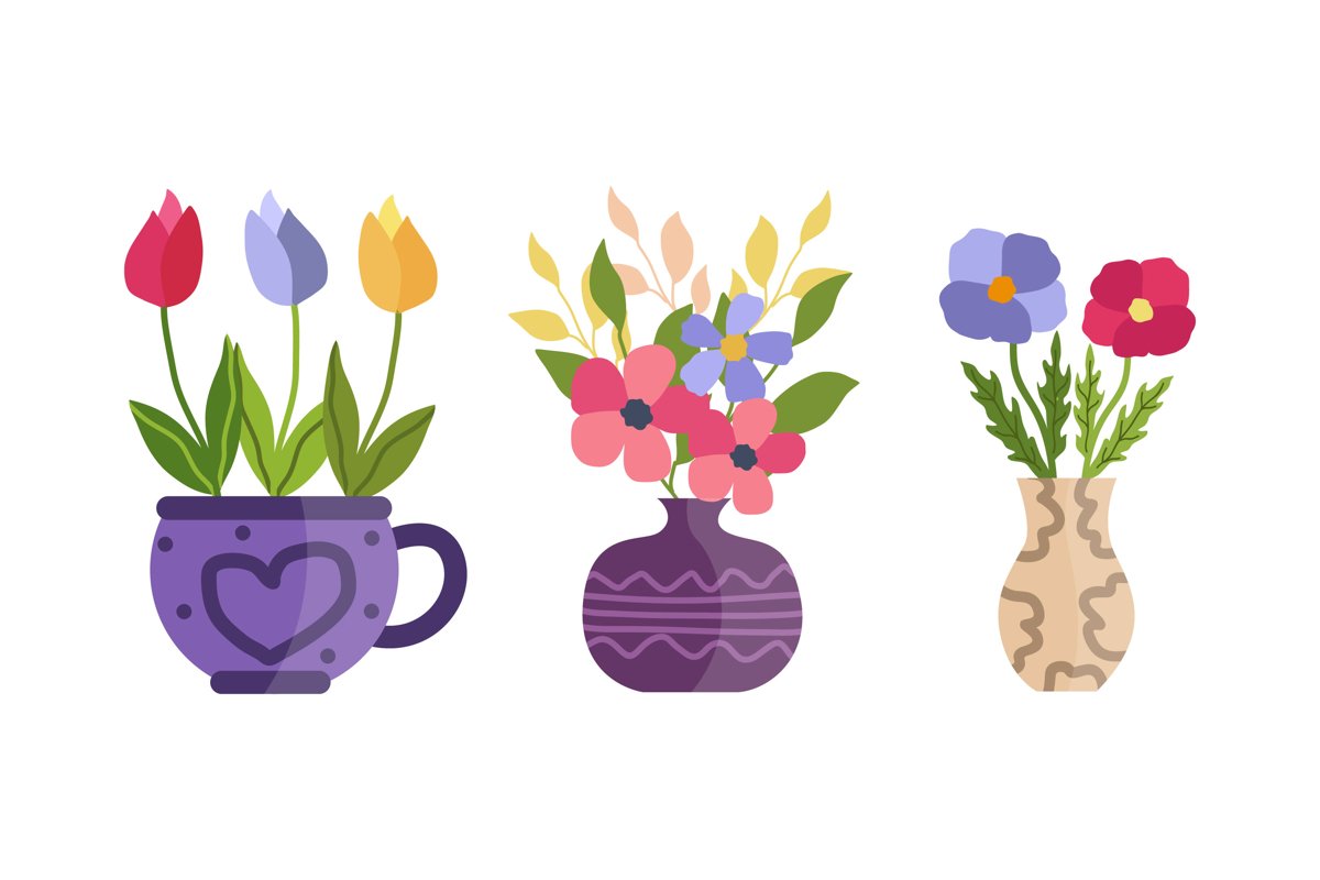 Potted Plant Illustrations example image 1