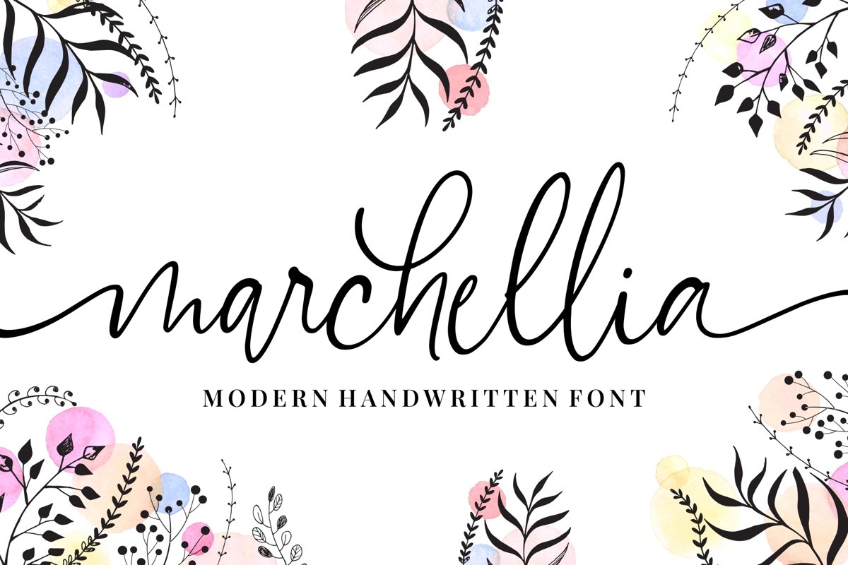 Marchellia - Modern Handwritten Font example image 1