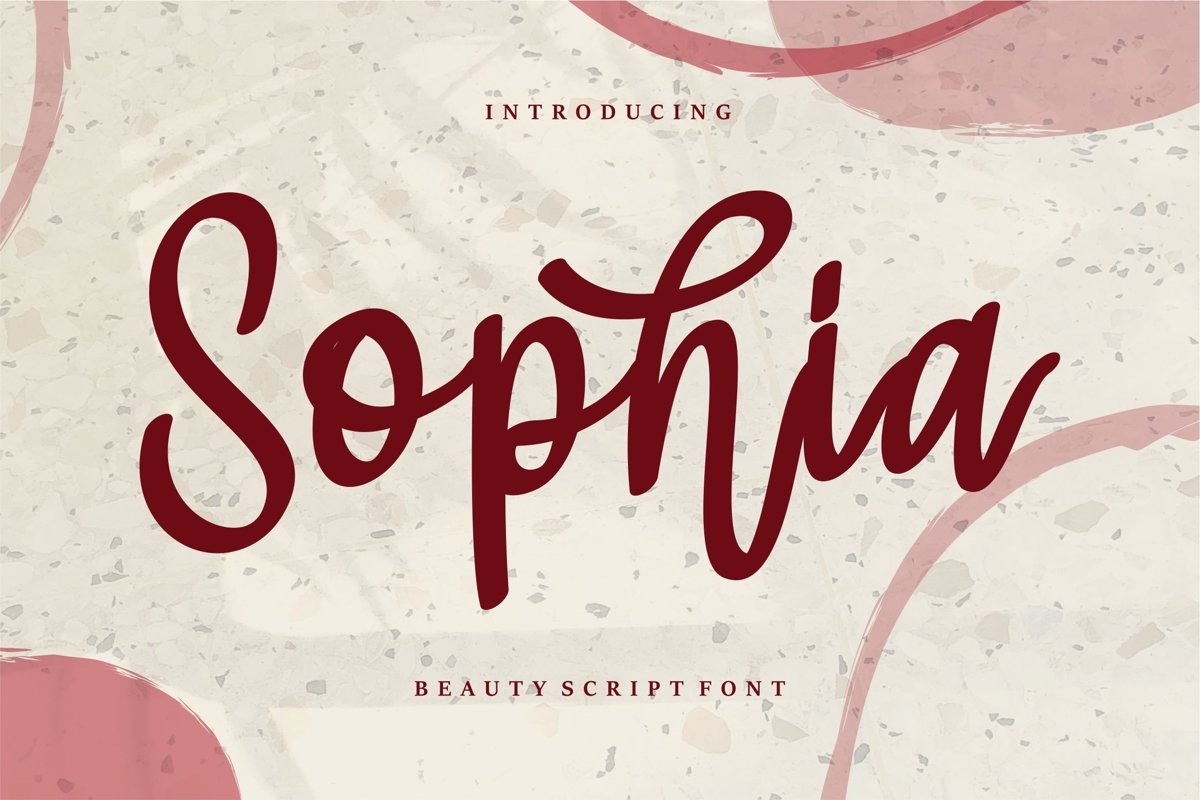 Sophia - Beauty Script Font example image 1