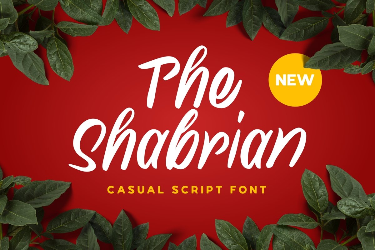 Shabrian Display Font example image 1