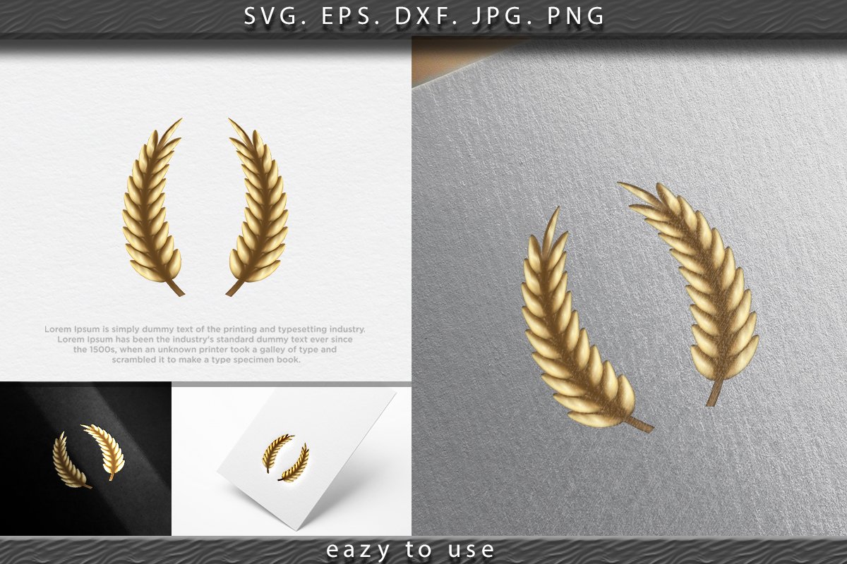wheat, grain,agriculture logo Ideas. Inspiration logo design example image 1