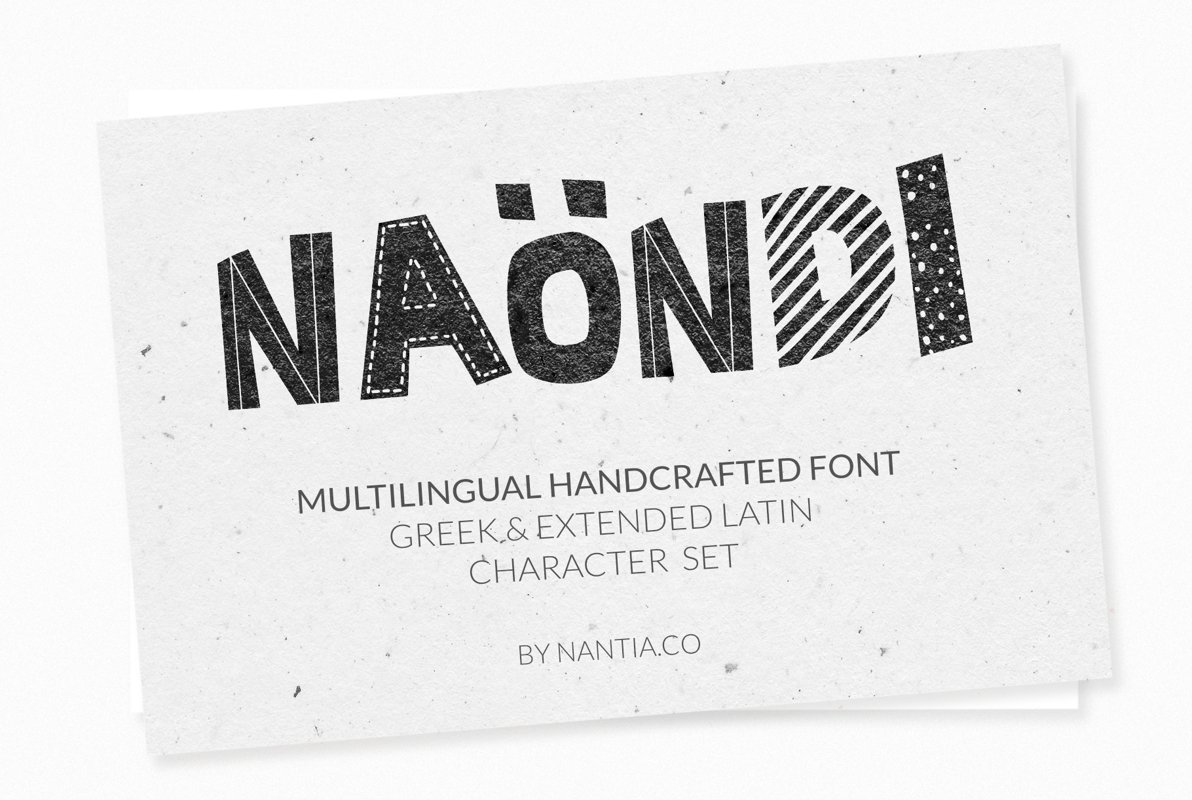 Naondi Decorative Greek Font example image 1