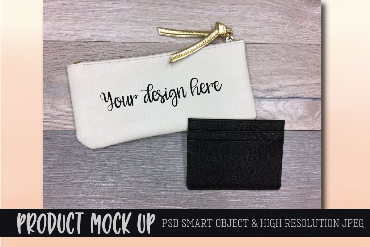 Coin Purse MOCK UP | PSD & JPEG example image 1