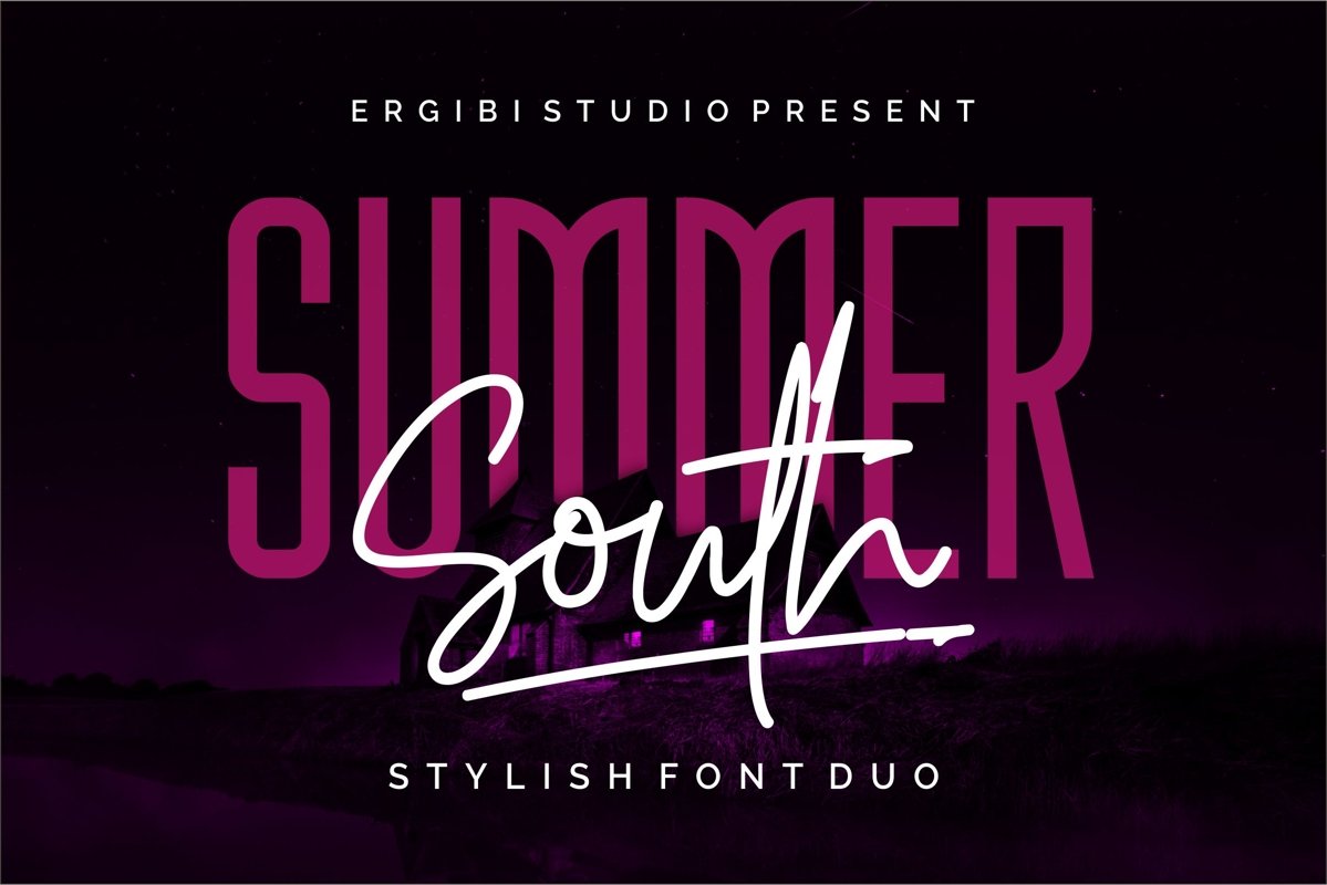 Summer South - STYLISH FONT DUO example image 1
