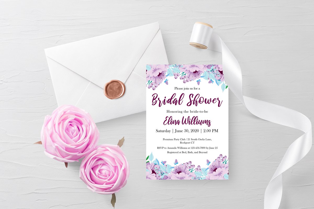 Bridal Shower Invitation example image 1