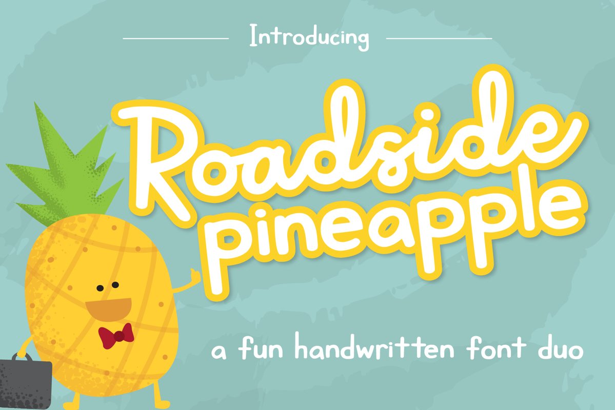 Roadside Pineapple Font Duo example image 1