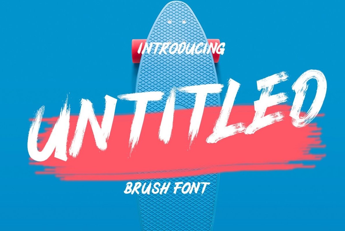 Untitled Brush Font example image 1