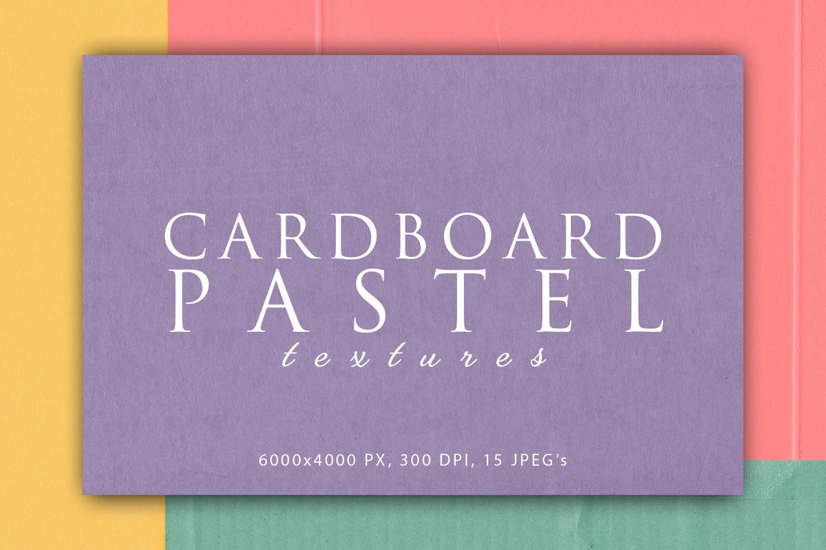 Pastel Cardboard Textures 2 example image 1