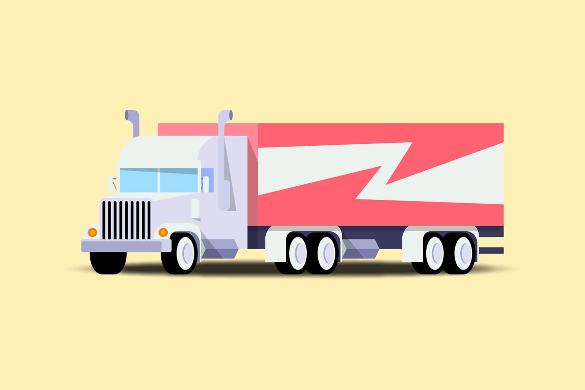North American Truck Illustrations example image 1