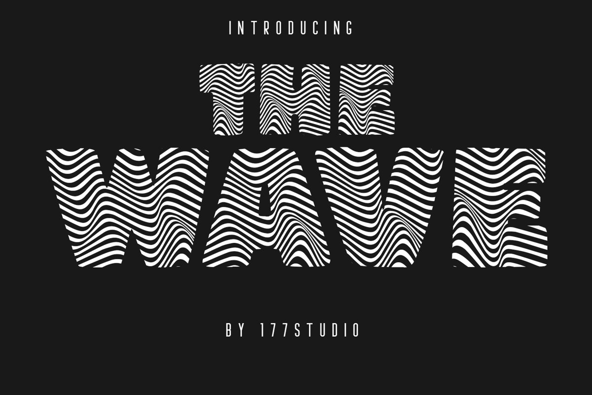 The Wave Font example image 1