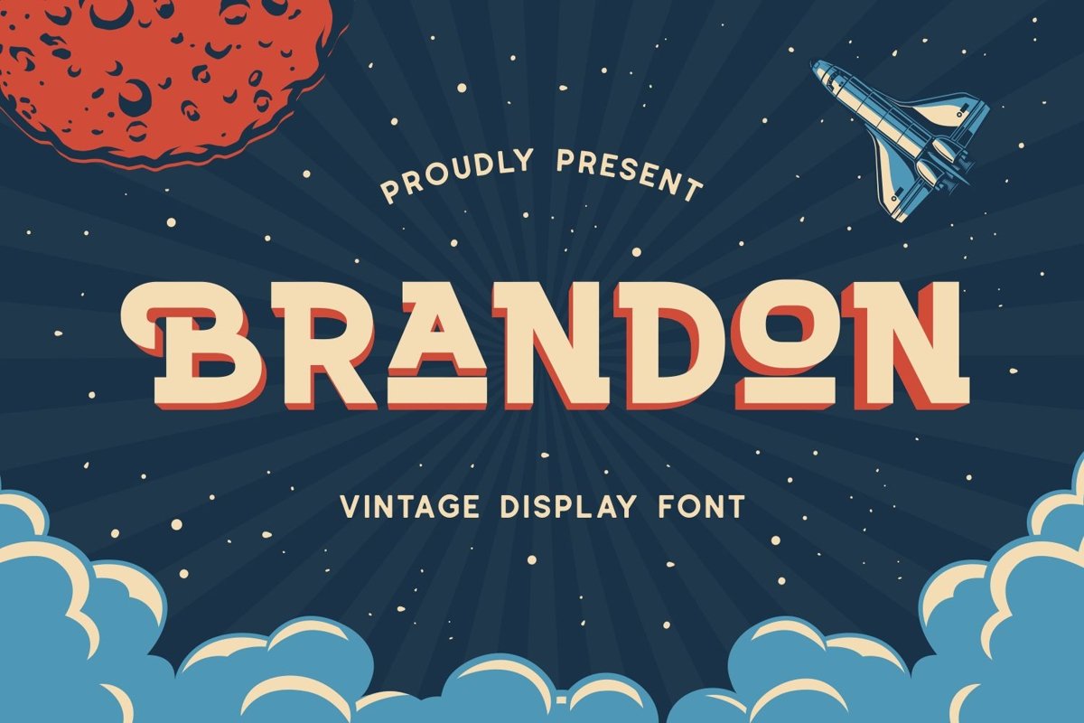 Brandon - Vintage Display Font example image 1