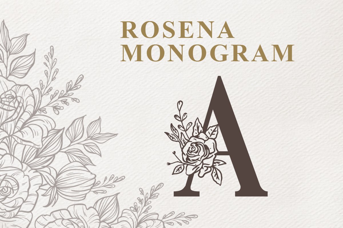 Rosena Monogram example image 1