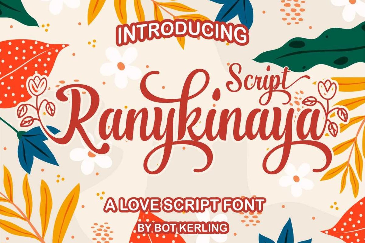 Ranykinaya Script example image 1