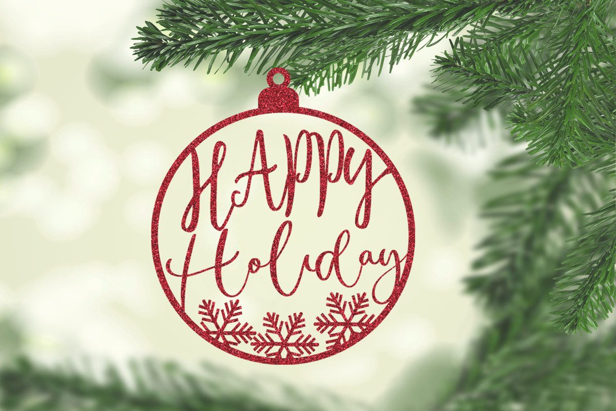 Christmas Ornament For Paper and Laser Design example image 1