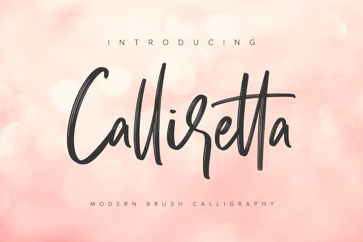 Calliretta - Handwritten Font example image 1