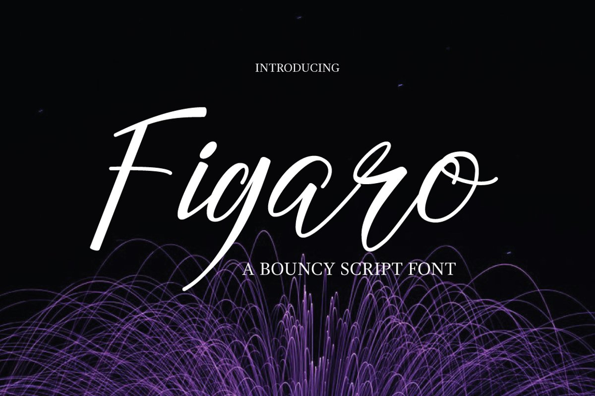 Figaro Font example image 1
