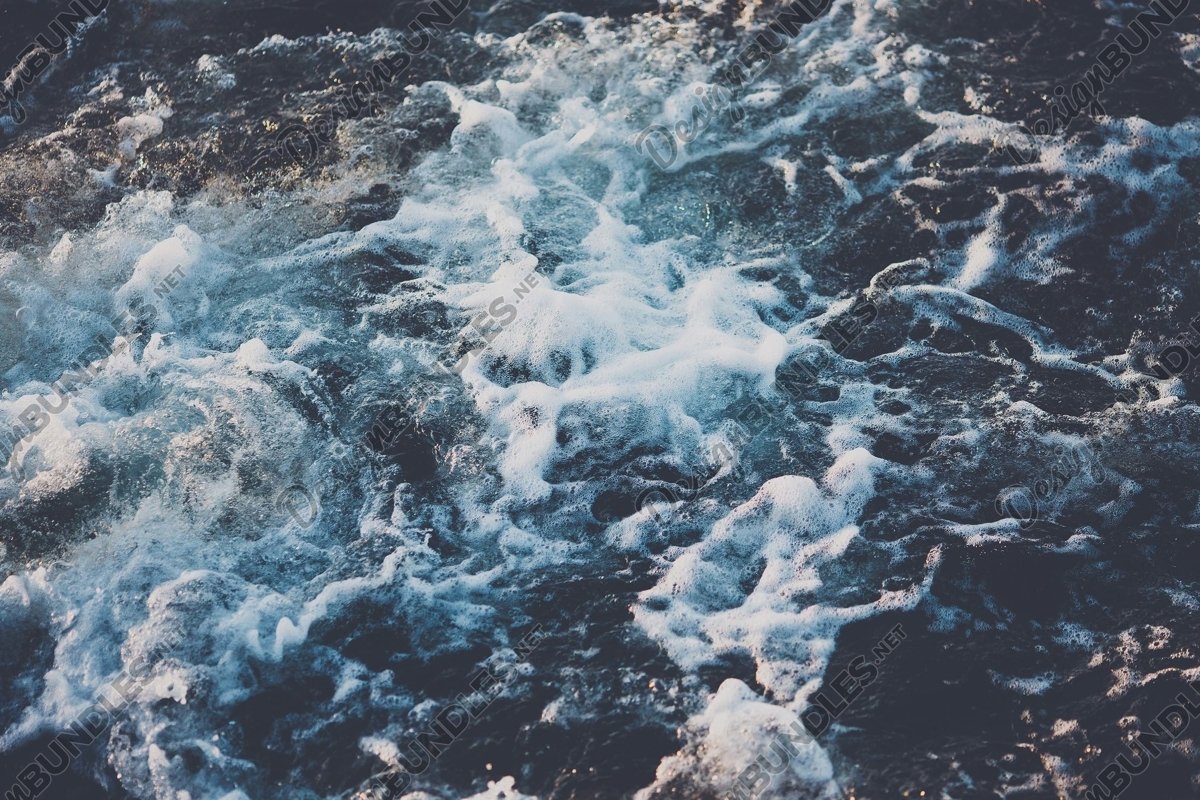 Stock Photo - High seas foam example image 1