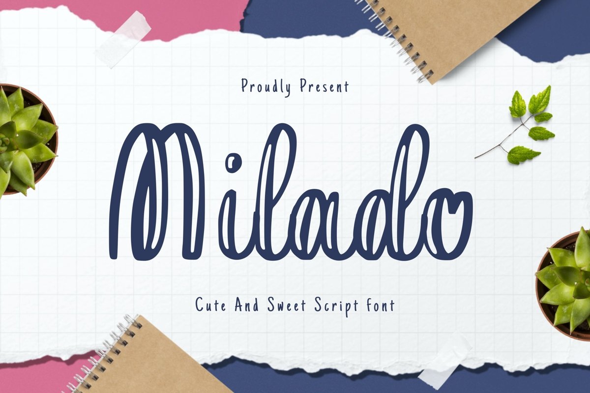 Milado Display Font example image 1