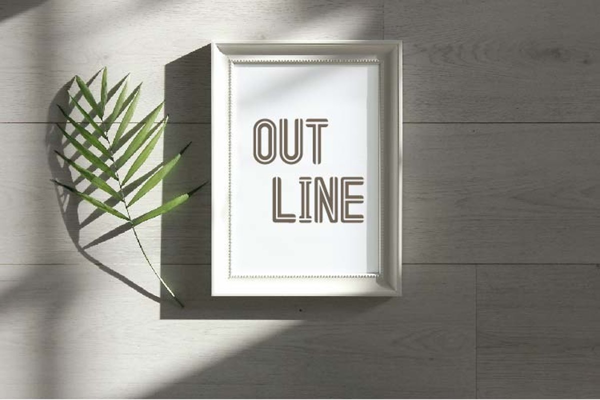 out line example image 1