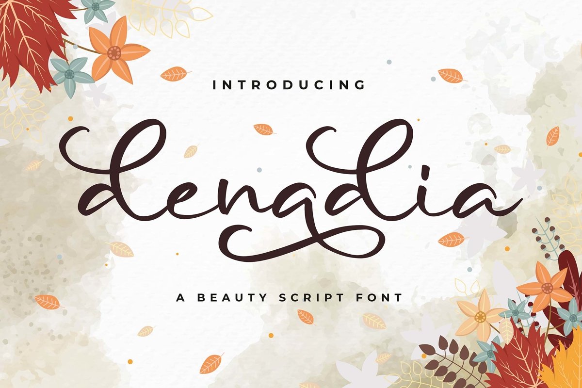 Denadia a Beauty Script Font example image 1