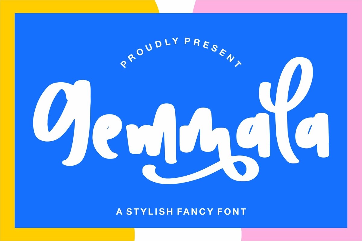 Gemmala - A Stylish Fancy Font example image 1