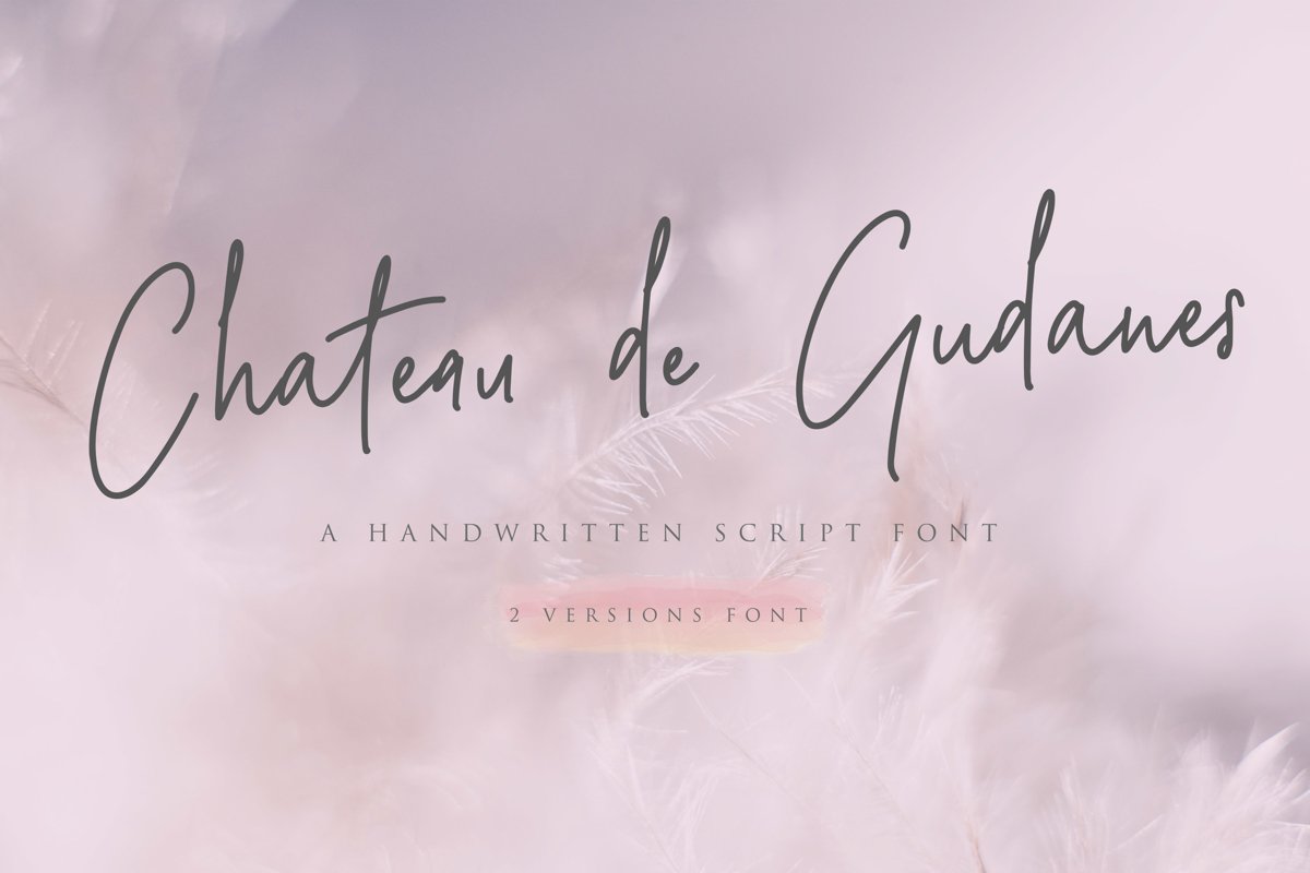 Chateau de Gudanes 2 Elegant Fonts example image 1