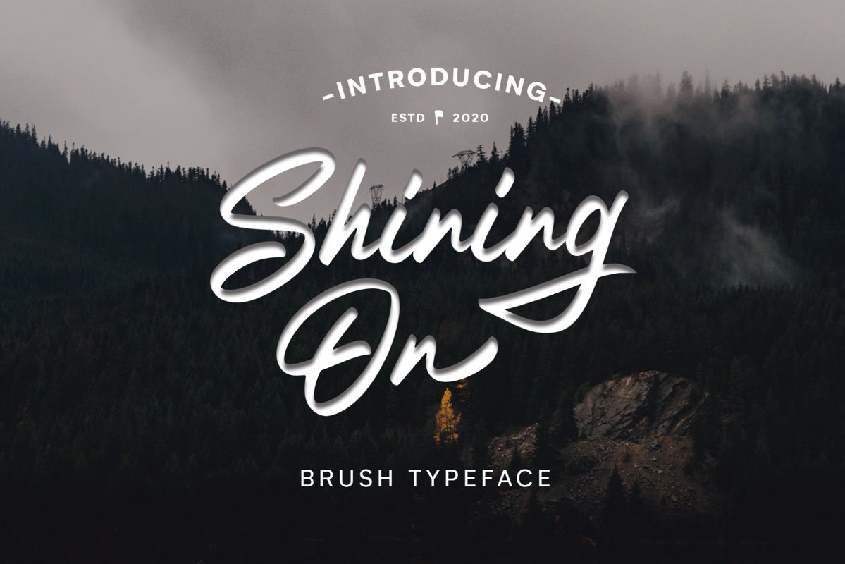 Shining On Logo Type example image 1