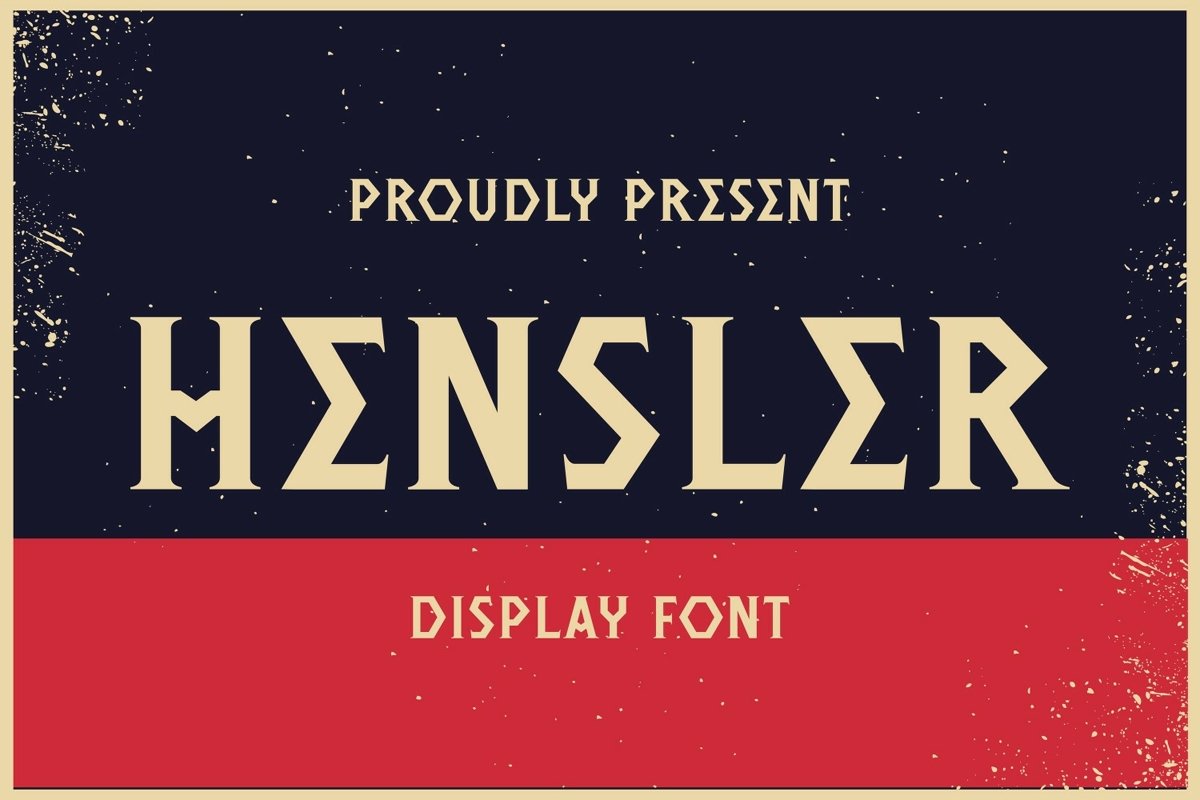 Hensler Font example image 1