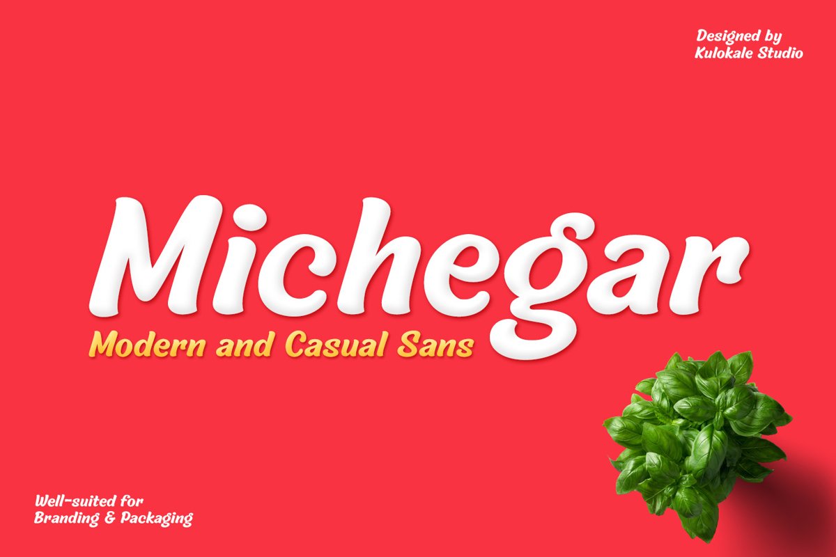 Michegar - Modern and Casual Sans example image 1