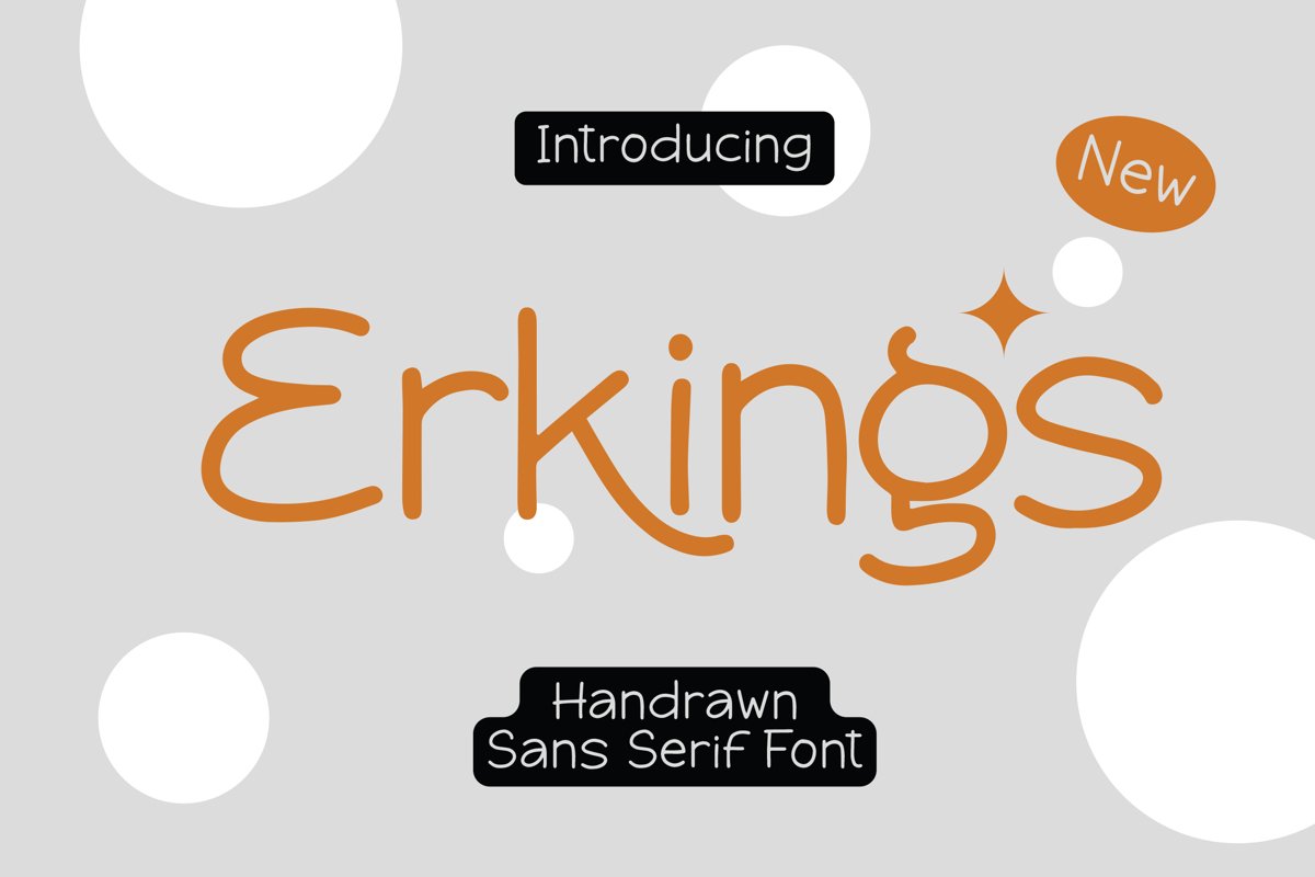 Erkings - Sans Serif Font example image 1