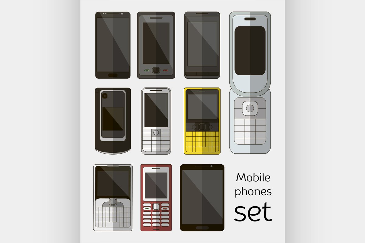 Mobile phones set example image 1