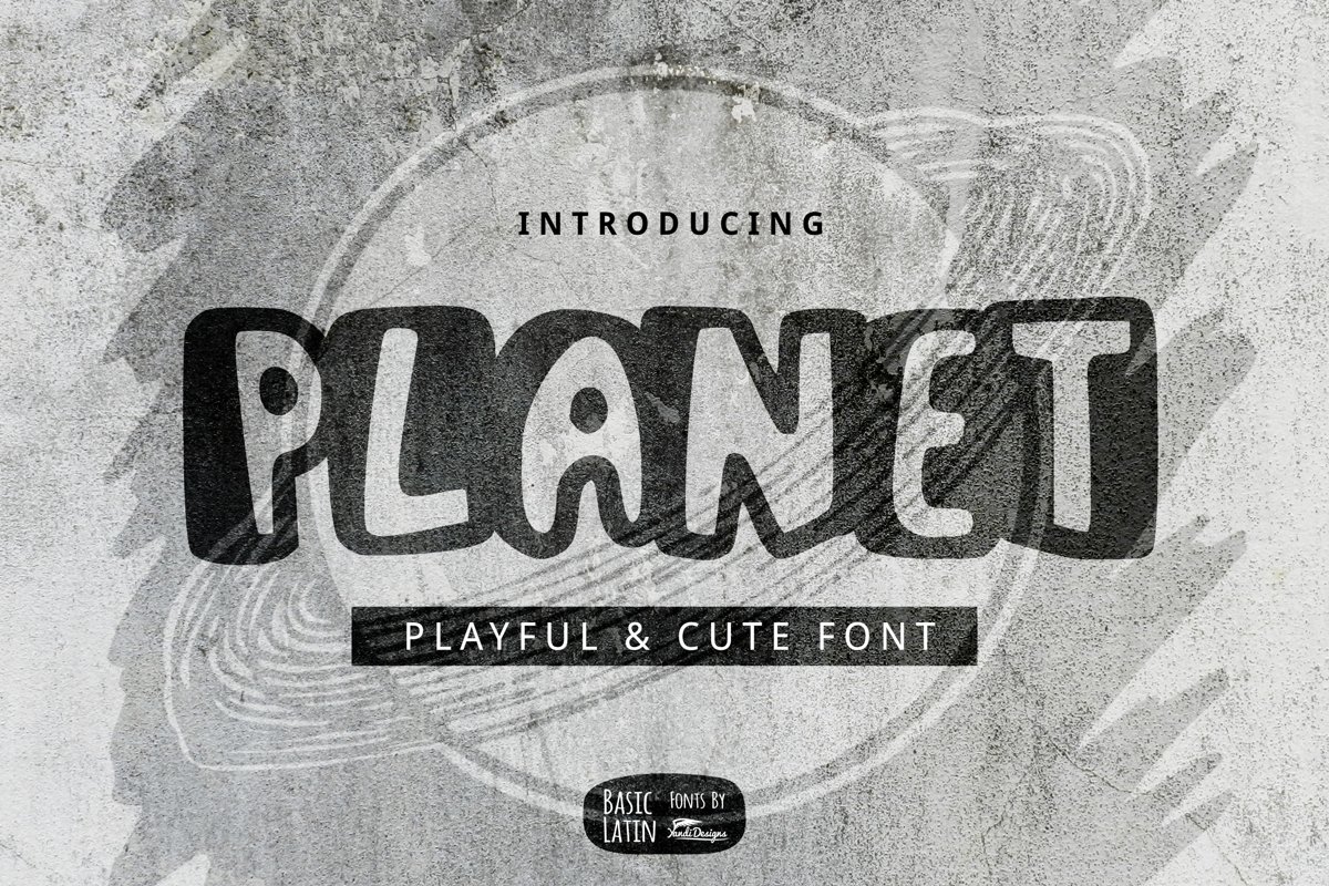 Planet Font example image 1