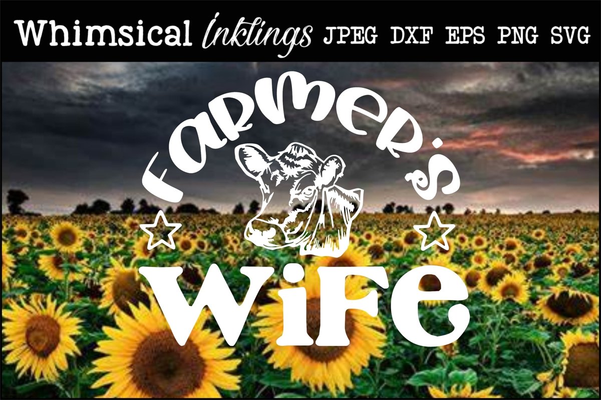 Farmers Wife SVG example image 1