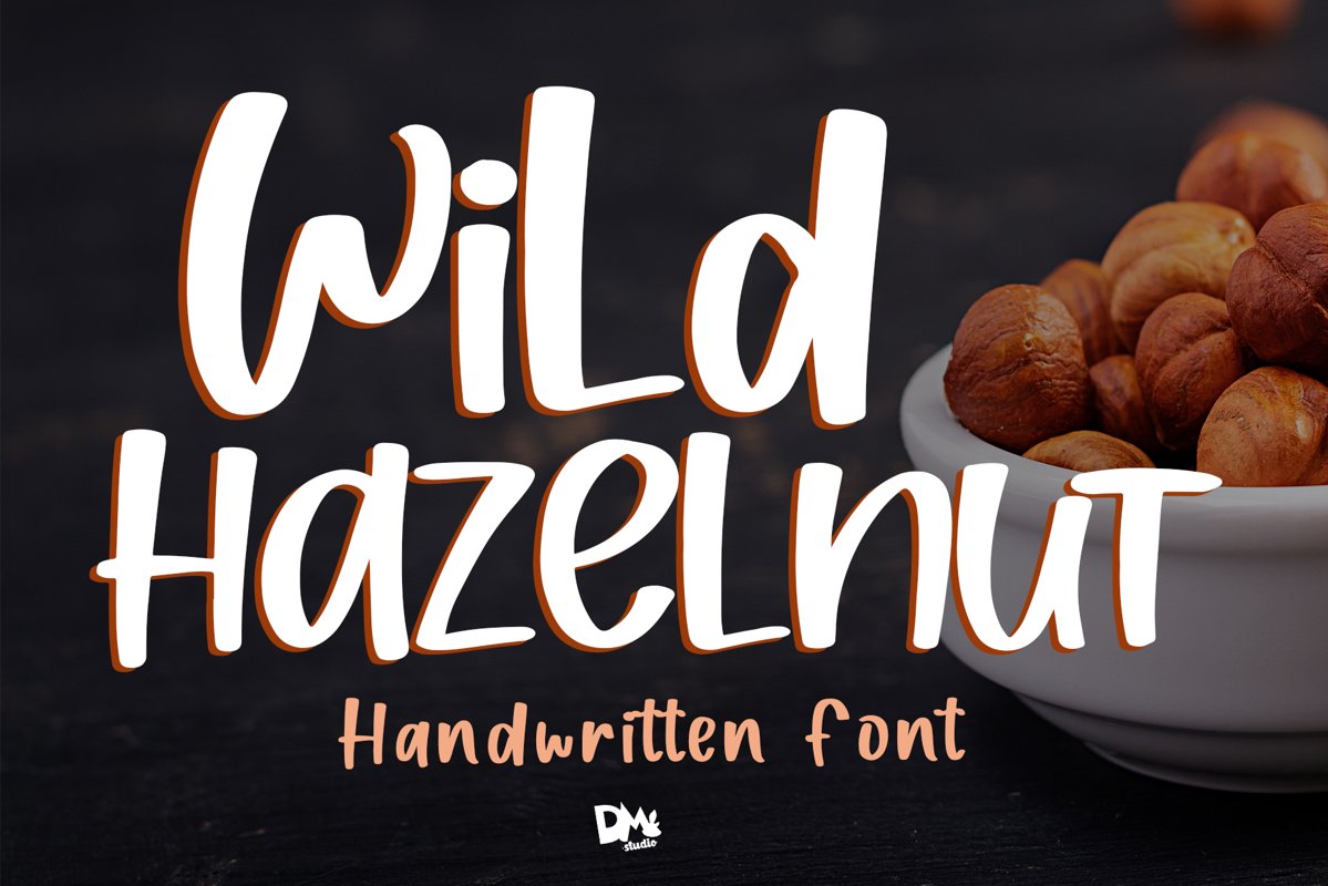 Wild Hazelnut - Handwritten Font example image 1
