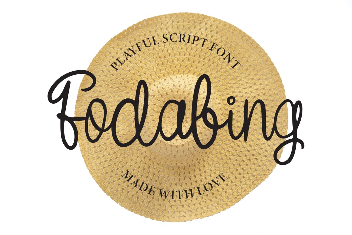 Fodabing - Playfull Script Fonts example image 1