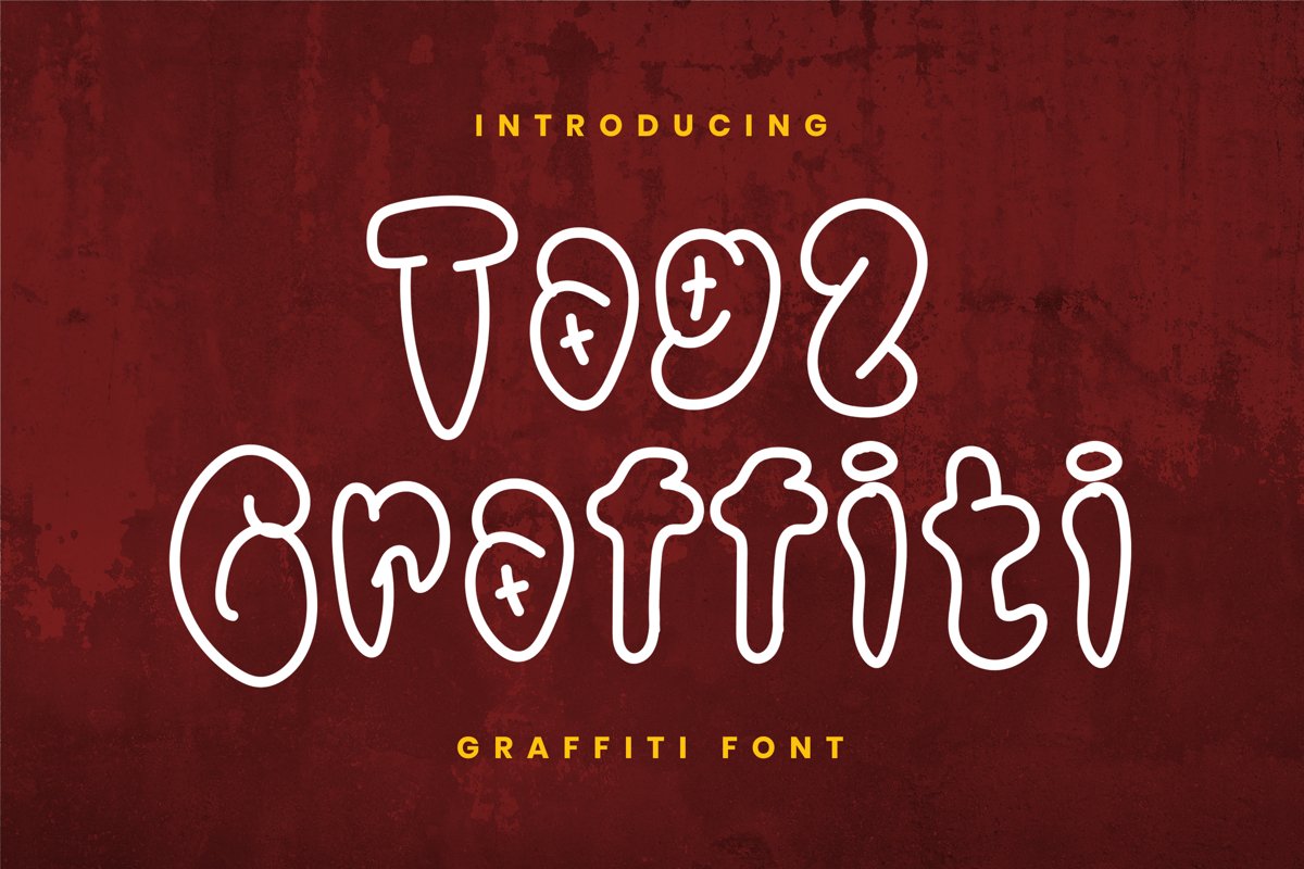 Tag2 Graffiti Font example image 1