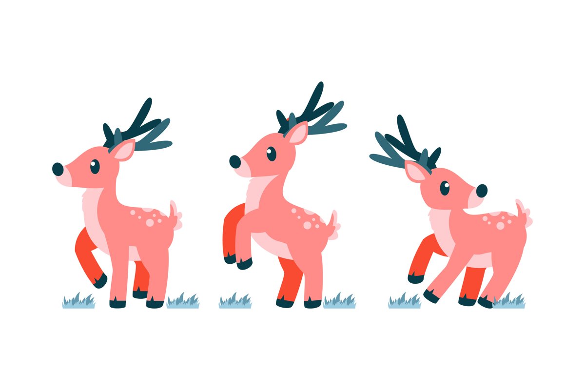 Deer Ilustrations example image 1