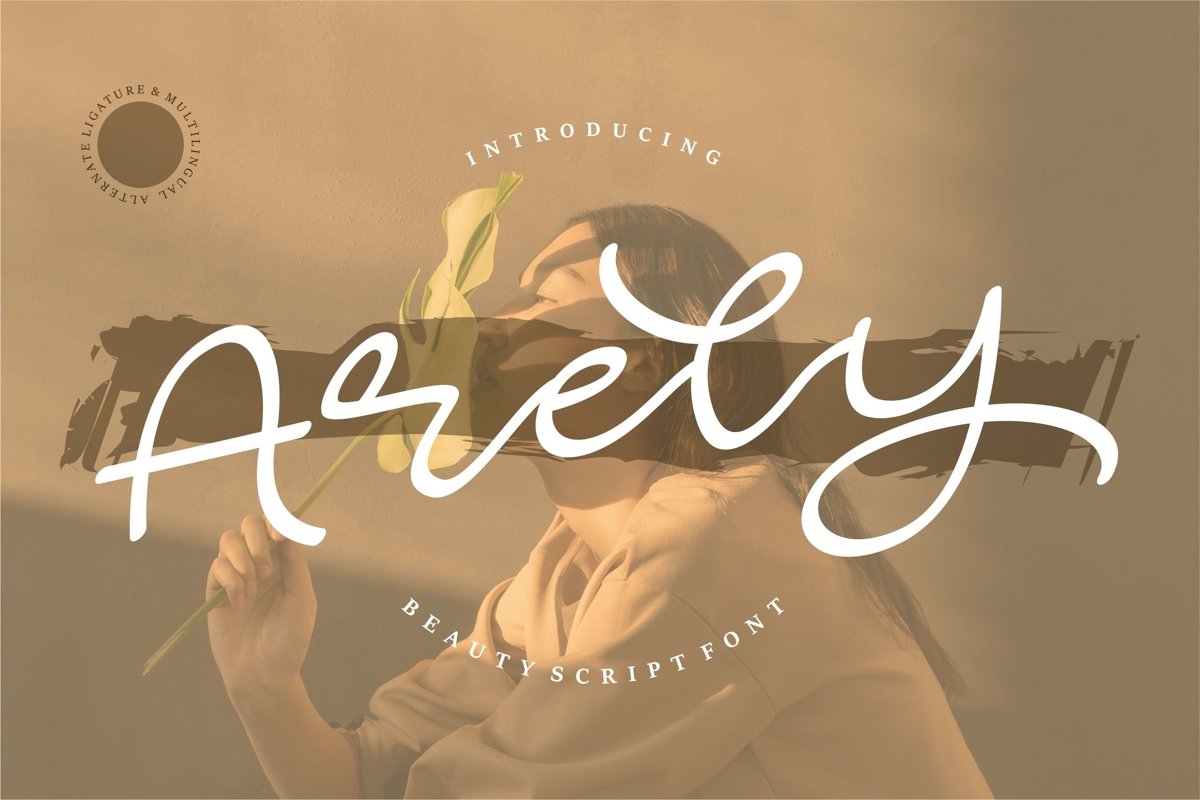 Arely - Beauty Script Font example image 1