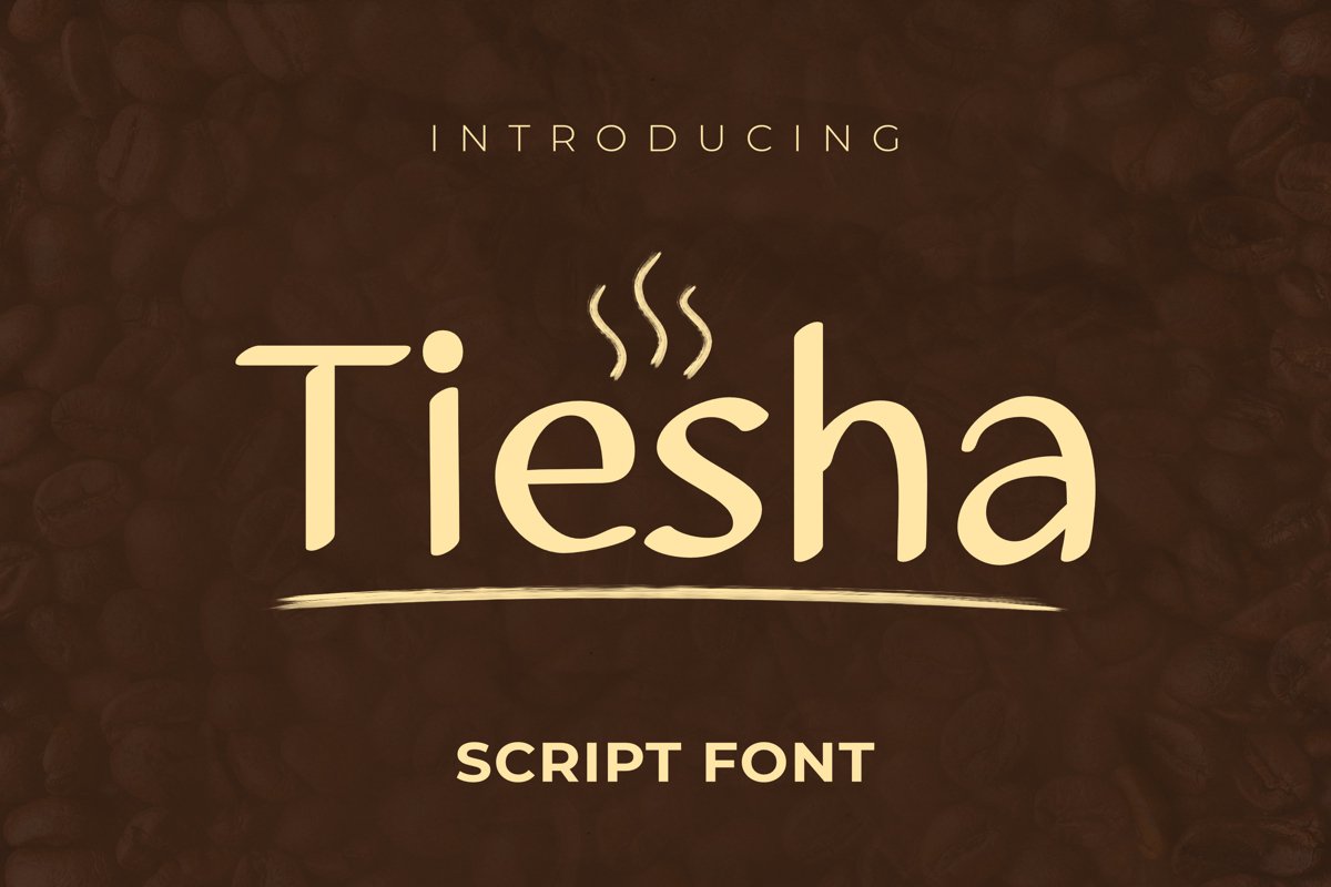 Tiesha Font example image 1