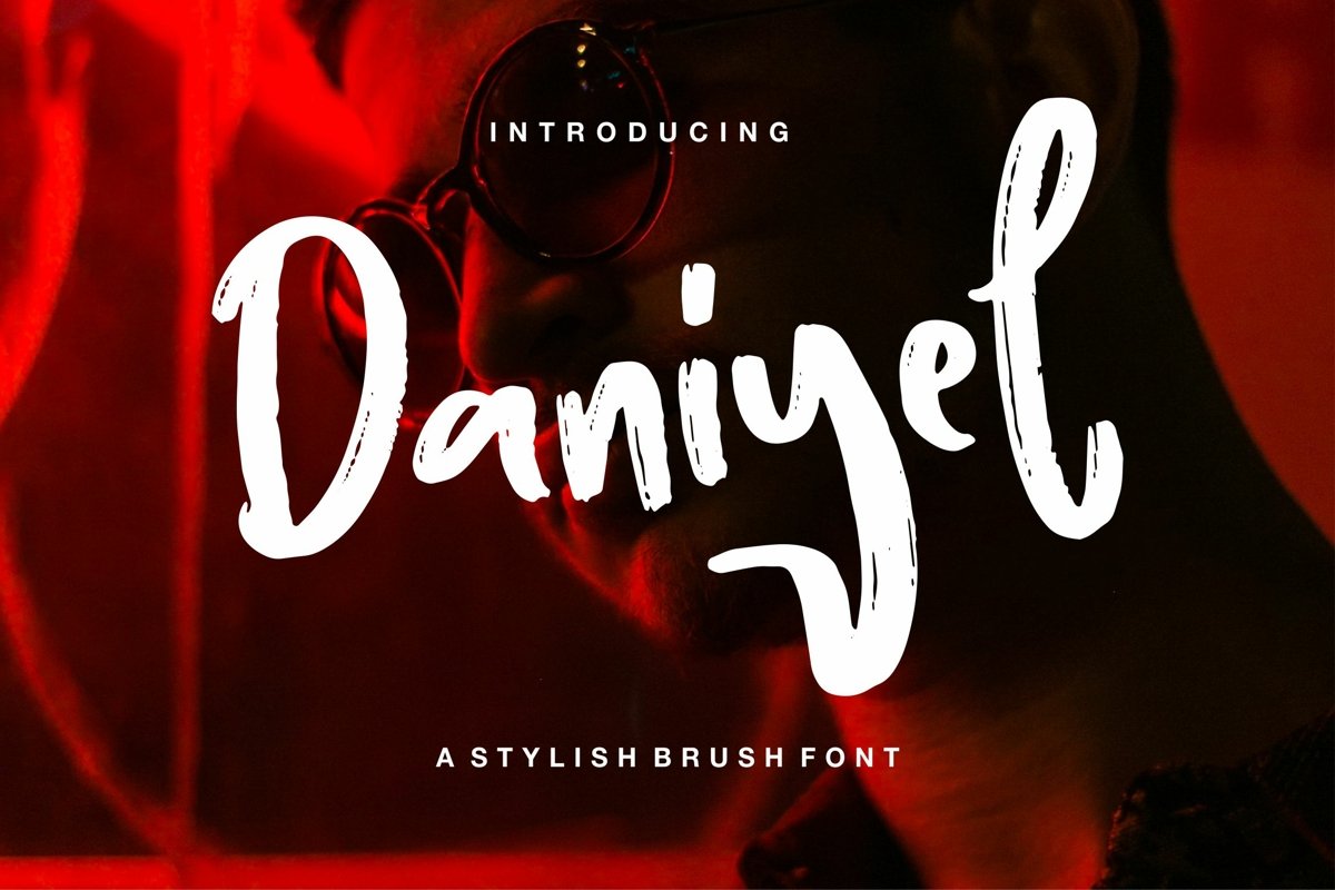 Daniyel - Stylish Brush Font example image 1