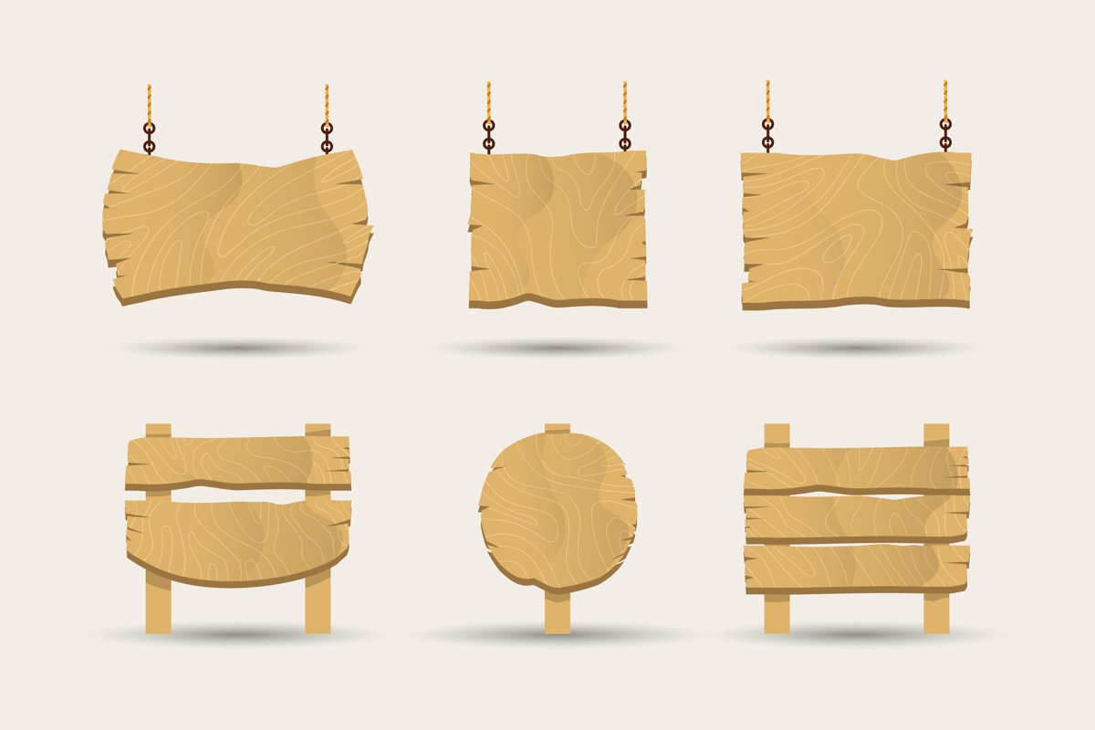 Wooden Signboard Collection example image 1