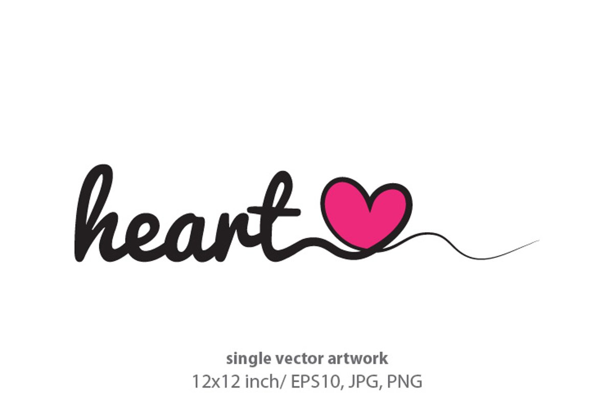 heart and love example image 1