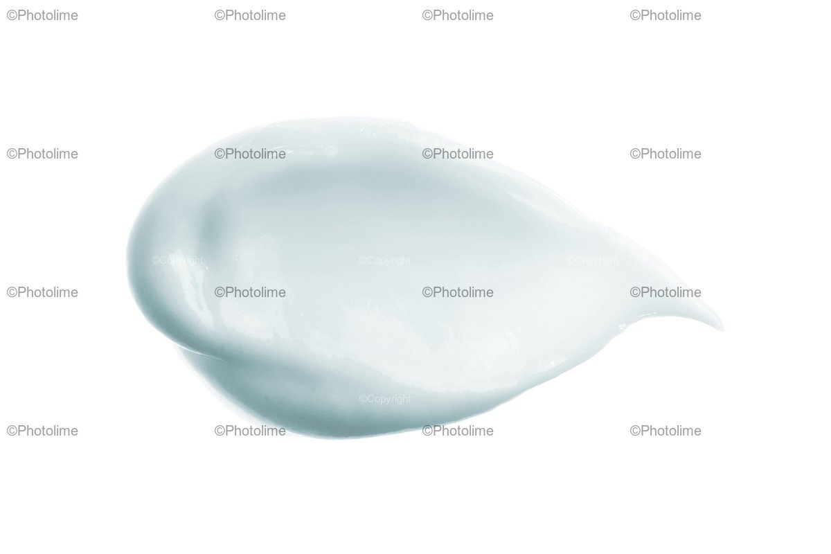 Facial hand cream smudge smear stroke isolated example image 1