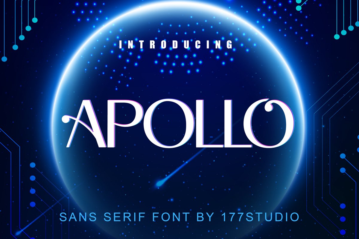 Apollo Sans Serif Font example image 1