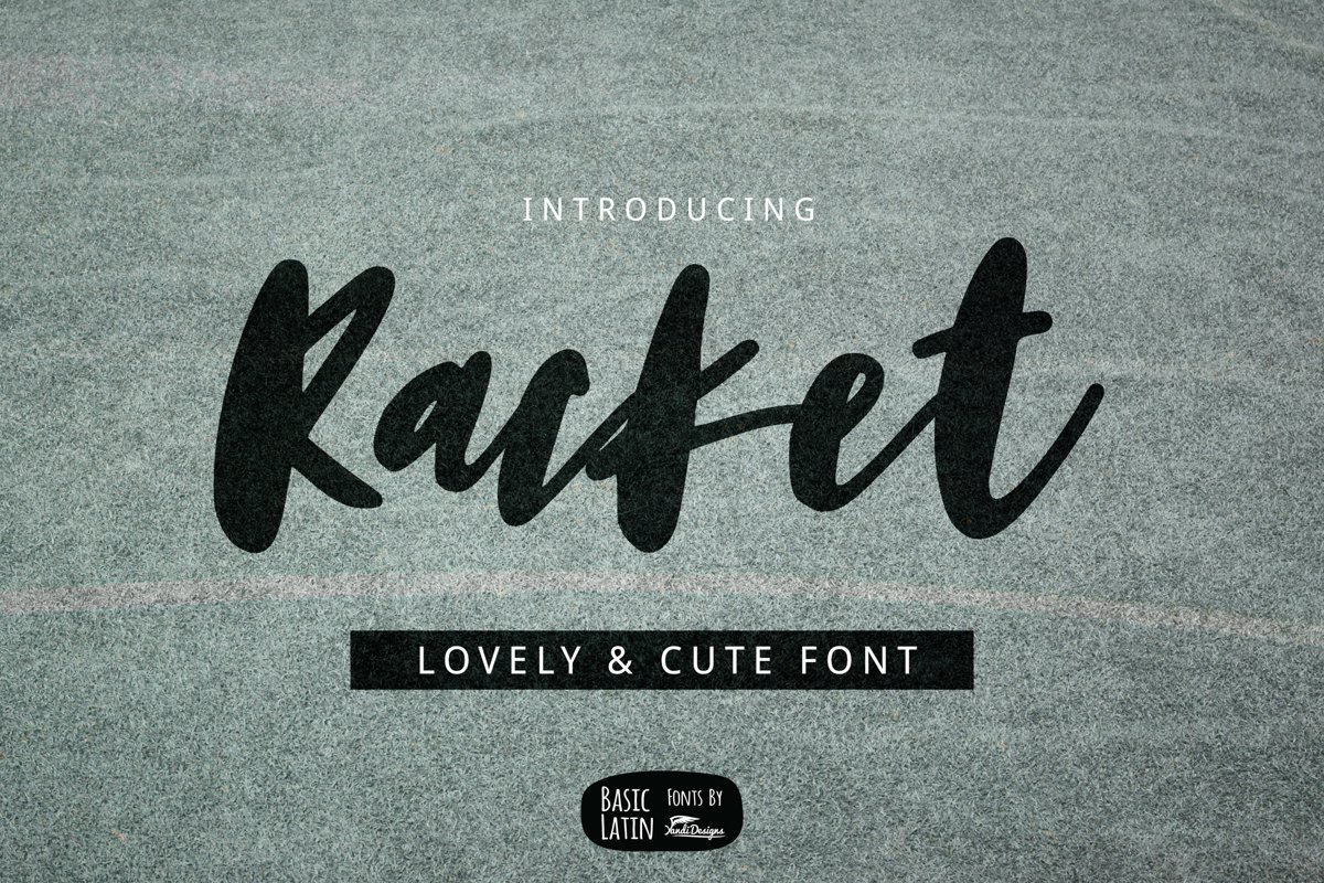 Racket Font example image 1